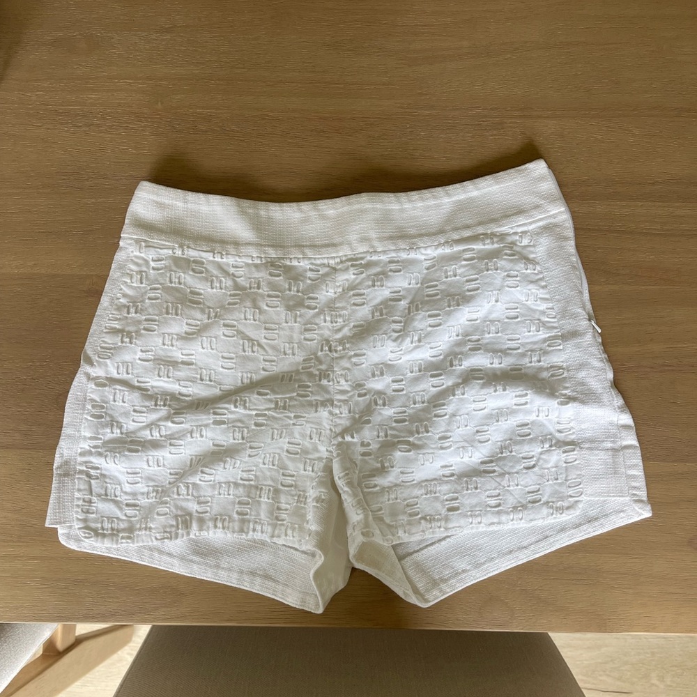 J. Crew Women's White Linen Shorts